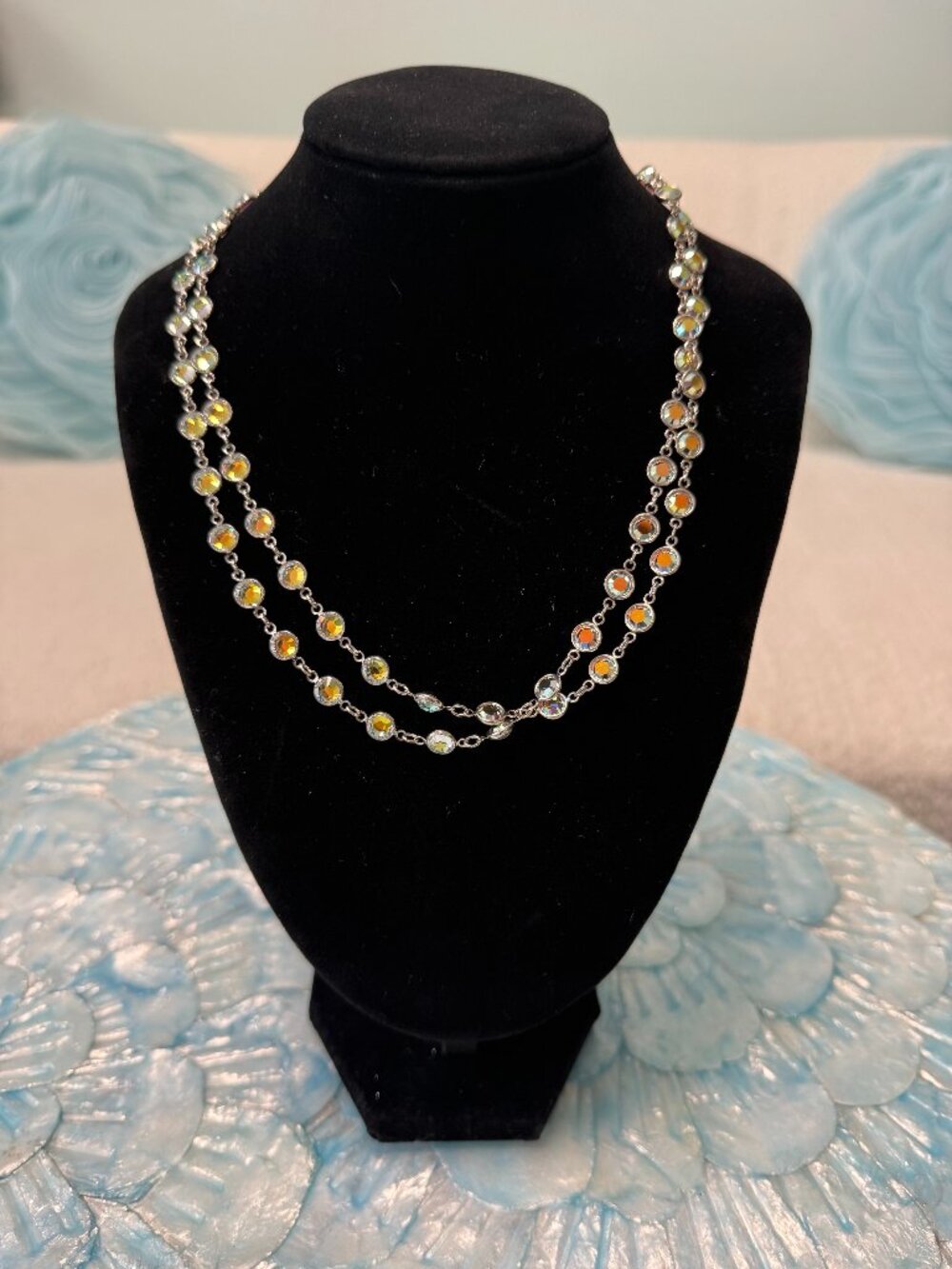Chanelle AB Touchstone Swarovski Necklace